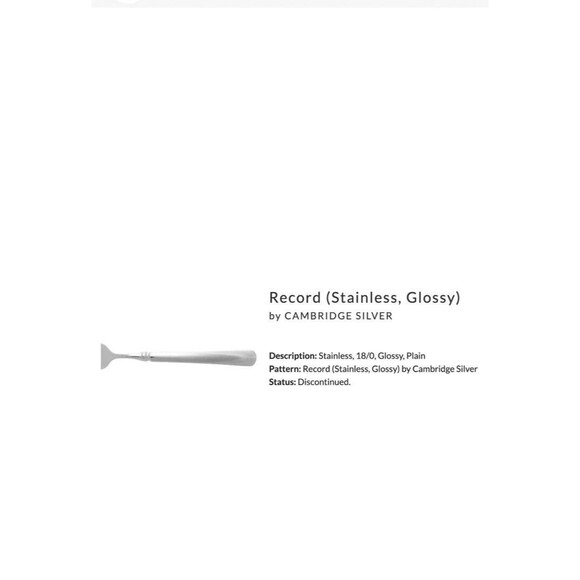 New 11 Pc Dinner Spoons set Record (Stainless, Glossy) by Cambridge Silver - Picture 5 of 6